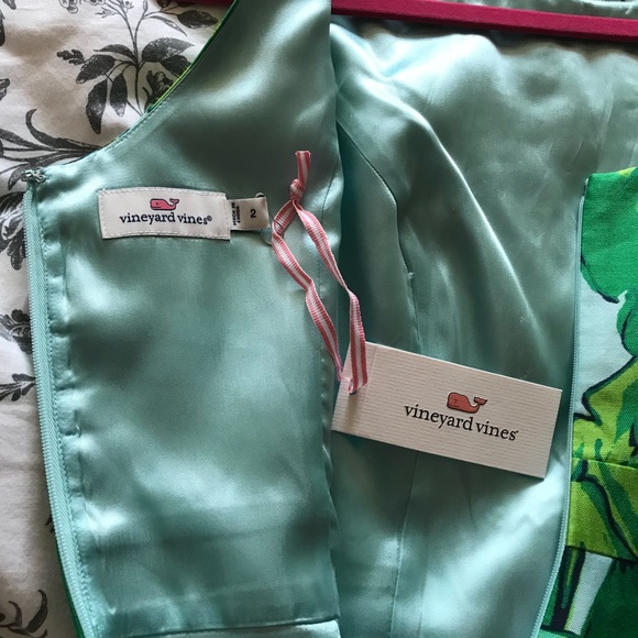 Vineyard Vines Banana Leaf Print Sheath Dress - Picture 4 of 5